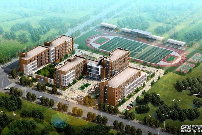 潍坊市高密中等专业学校校园实景
