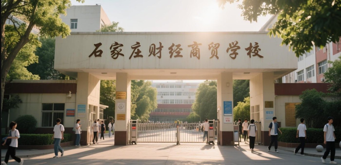 石家庄财经商贸学校校园实景